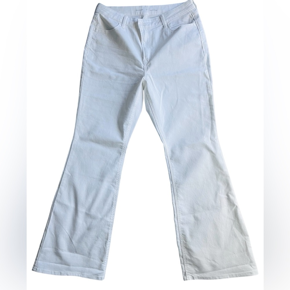 Old Navy Y2K White Wow Flare Jeans Size 14